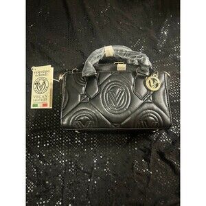 Valentino Orlandi Black Bag with Gold Accents